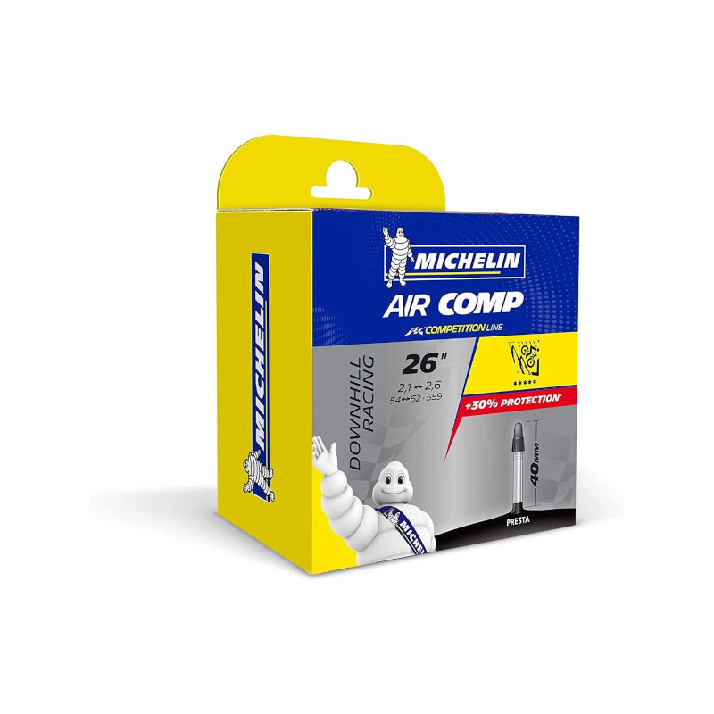 Michelin Schlauch AirComp downhill 26x2.1-2.6 Presta 40mm Michelin Schlauch AirComp downhill 26x2.1-2.6 Presta 40mm
