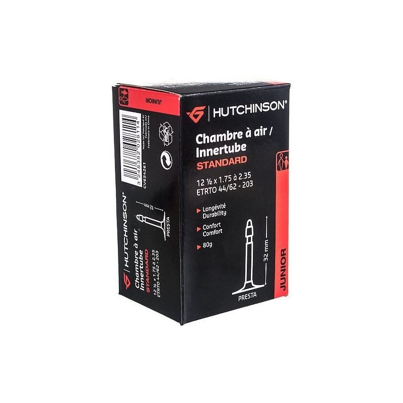 Hutchinson Schlauch Junior 12.5 x 1.75 - 2.35 Presta 32mm Hutchinson Schlauch Junior 12.5 x 1.75 - 2.35 Presta 32mm